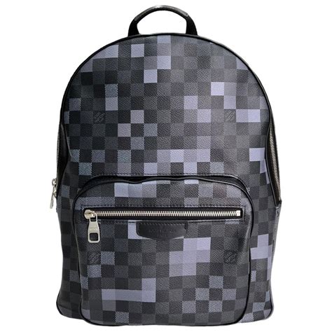 zaino nero lv|Zaino Louis Vuitton MM Damier Graphite Pixel Nero .